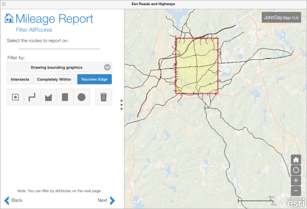 Routes that are touching the edge of the graphic Routes that are touching the edge of the graphic